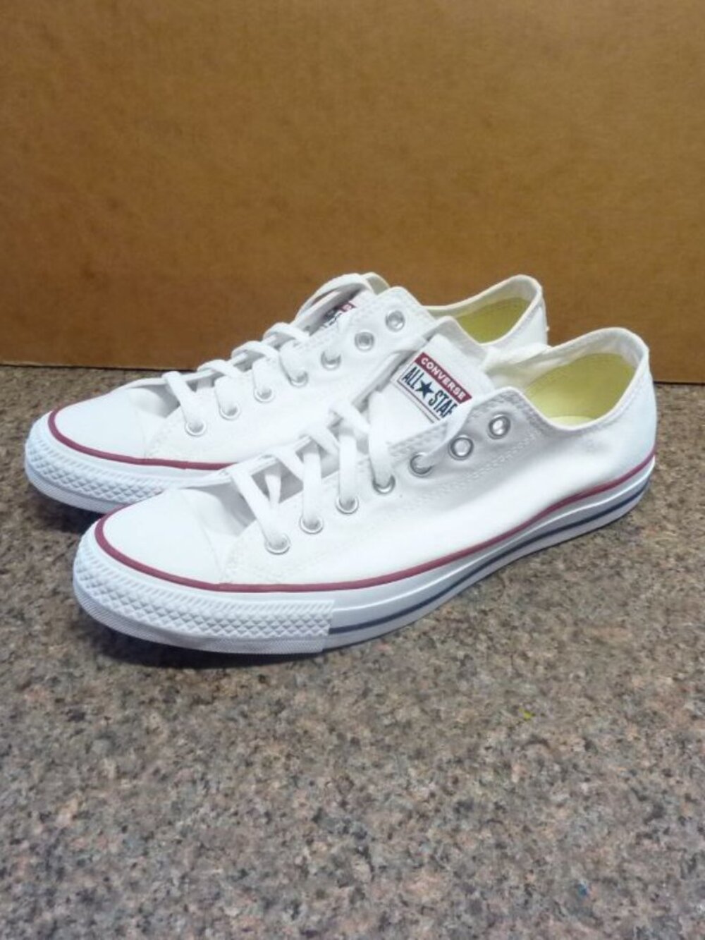 Converse All Star Unisex Low Top Sneakers White M7625 Size: Men 11/ Women 13
